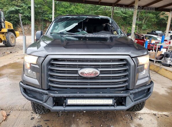 1FTEW1EF3HFB99710 2017 FORD F150 Black Вид спереду