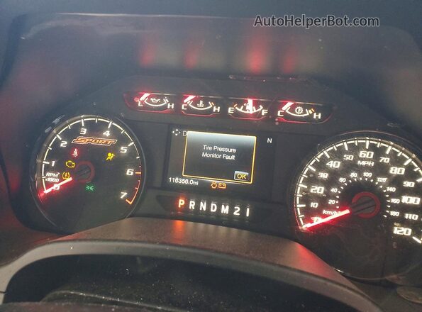1FTEW1EF3HFB99710 2017 FORD F150 Black Вид щитка приладів