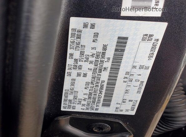 1FTEW1EF3HFB99710 2017 FORD F150 Black Вид підкапотного простору