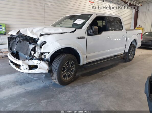 1FTEW1EF4GFA96245 2016 FORD F150 White Առջևի ձախ երեք քառորդ տեսարան