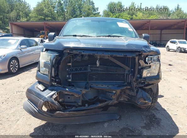 1FTEW1EF4GFB25467 2016 FORD F150 Black Вид задньої частини салону