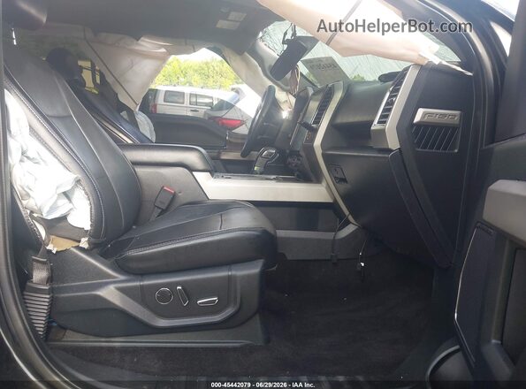 1FTEW1EF4GFB74846 2016 FORD F150 Черный Вид салона спереди