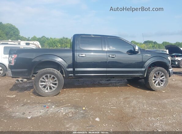 1FTEW1EF4GFB74846 2016 FORD F150 Черный Вид задней части салона