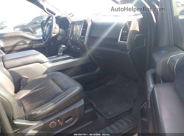 1FTEW1EF4GKD43240 2016 FORD F150 Black Front interior view