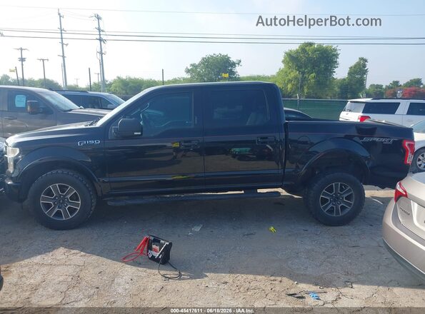 1FTEW1EF4GKD43240 2016 FORD F150 Black 360 interior view