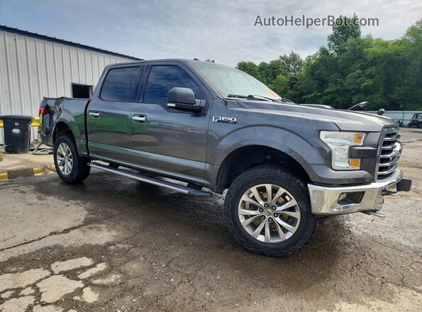 1FTEW1EF4GKD49670 2016 FORD F150 Gray Передня права чверть