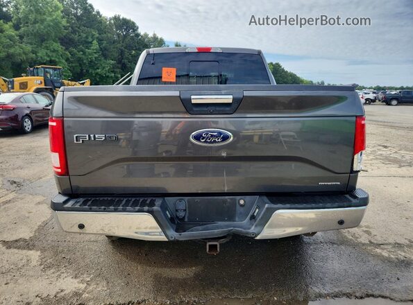 1FTEW1EF4GKD49670 2016 FORD F150 Gray Вид ззаду