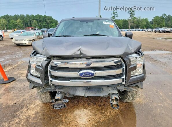 1FTEW1EF4GKD68395 2016 FORD F150 Gray Front view