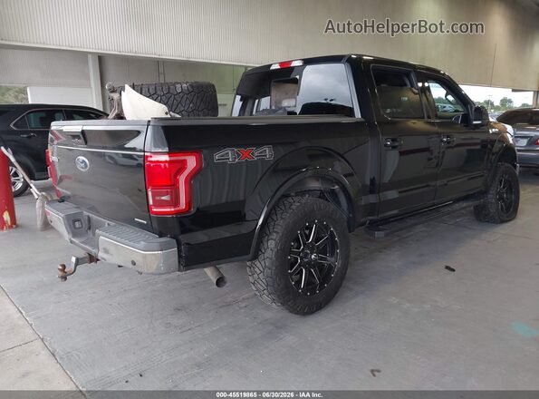 1FTEW1EF4GKF15413 2016 FORD F150 Black Հետևի աջ