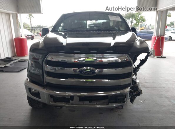 1FTEW1EF4GKF15413 2016 FORD F150 Black Սալոնի հետևի տեսք