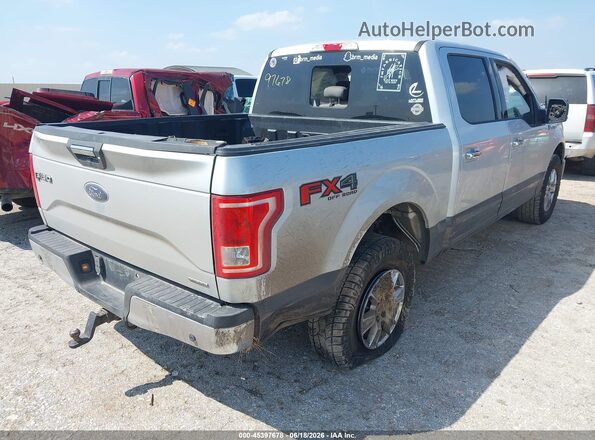 1FTEW1EF4GKF29781 2016 FORD F150 Silver უკანა მარჯვენა