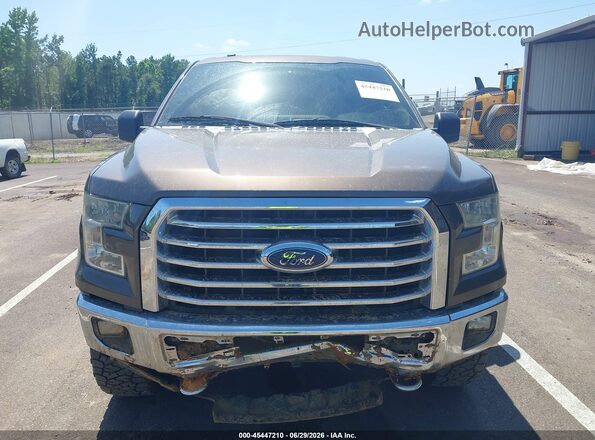 1FTEW1EF4HFA31168 2017 FORD F150 Gray Вид щитка приладів