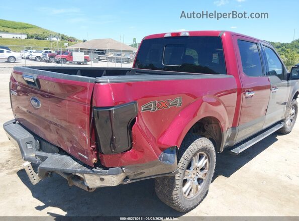 1FTEW1EF5GFB24330 2016 FORD F150 Темно-бордовый Задняя правая четверть