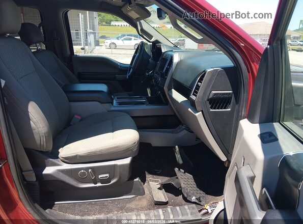 1FTEW1EF5GFB24330 2016 FORD F150 Темно-бордовый Вид салона спереди
