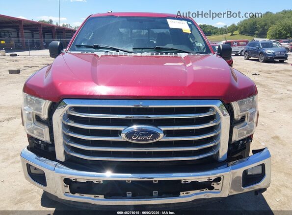 1FTEW1EF5GFB24330 2016 FORD F150 Темно-бордовый Вид щитка приборов