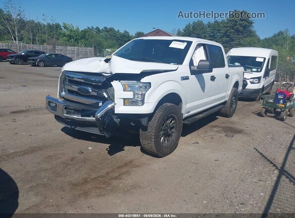 1FTEW1EF5GFC30552 2016 FORD F150 White Առջևի ձախ երեք քառորդ տեսարան