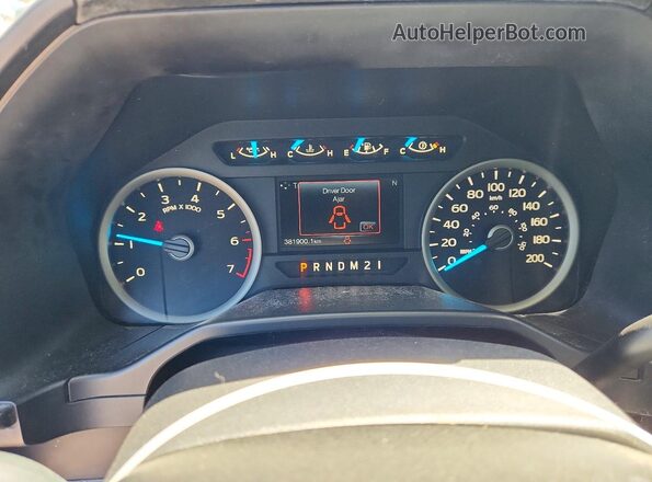 1FTEW1EF5GFC49053 2016 FORD F150 White Вид щитка приладів