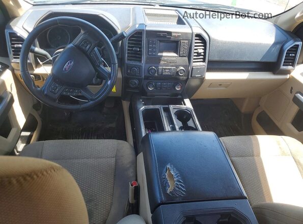1FTEW1EF5HFC80692 2017 FORD F150 Black წინა პანელის ხედი