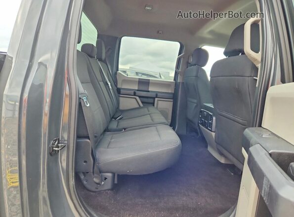 1FTEW1EF5HKC82465 2017 FORD F150 Серый Вид задних сидений