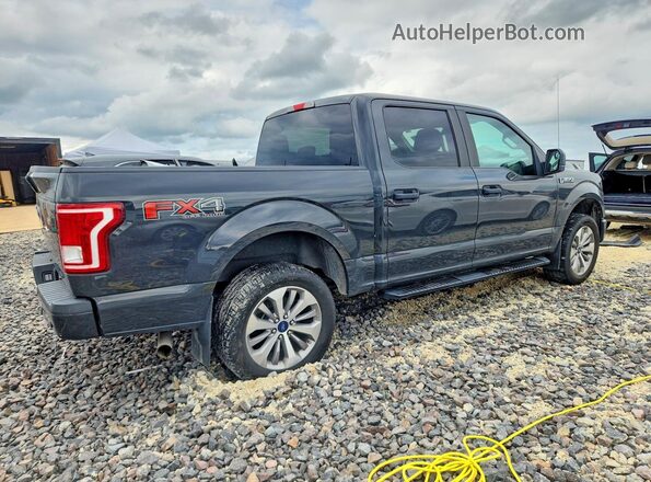 1FTEW1EF5HKC82465 2017 FORD F150 Серый Задняя правая четверть