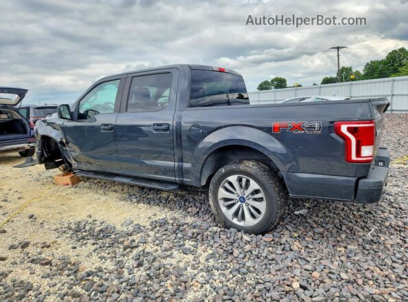 1FTEW1EF5HKC82465 2017 FORD F150 Серый Задняя левая четверть