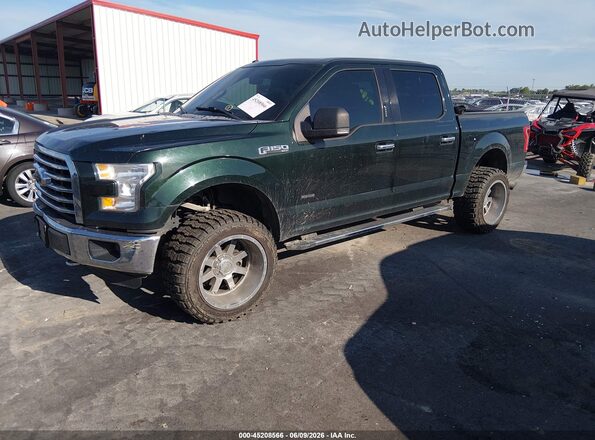 1FTEW1EF6GFB00134 2016 FORD F150 Green Հետևի աջ