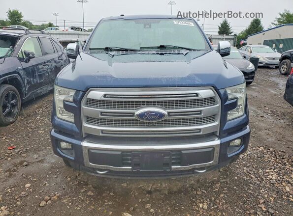 1FTEW1EF6GFB22120 2016 FORD F150 Blue წინა ხედი