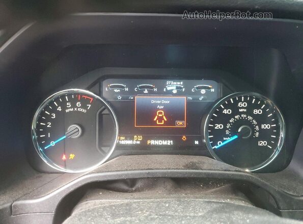 1FTEW1EF6GFB22120 2016 FORD F150 Blue ხელსაწყოთა პანელის ხედი