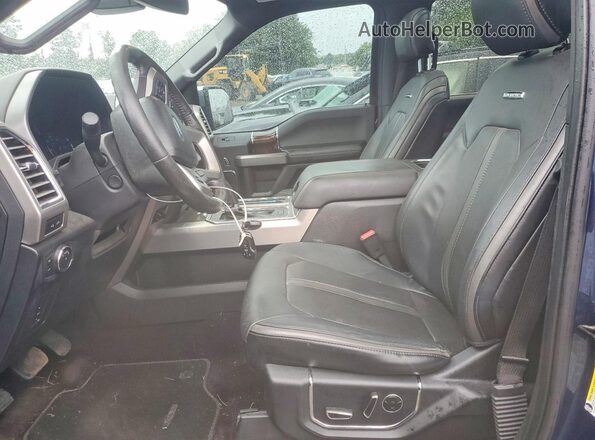 1FTEW1EF6GFB22120 2016 FORD F150 Blue წინა სალონის ხედი