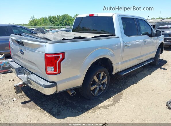 1FTEW1EF6HFA06580 2017 FORD F150 Silver Trasero derecho