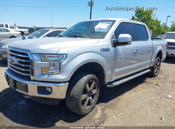 1FTEW1EF6HFA06580 2017 FORD F150 Silver Vista tres cuartos delantera izquierda
