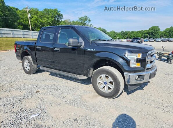 1FTEW1EF6HFC36295 2017 FORD F150 Черный Передняя правая четверть