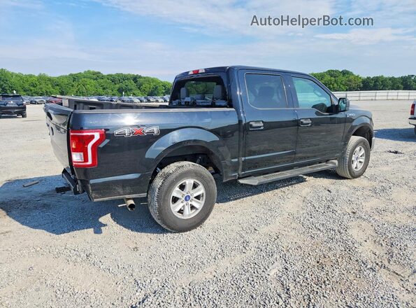 1FTEW1EF6HFC36295 2017 FORD F150 Черный Задняя правая четверть