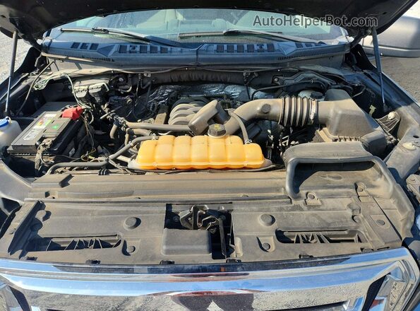 1FTEW1EF6HFC36295 2017 FORD F150 Черный Вид задней части салона
