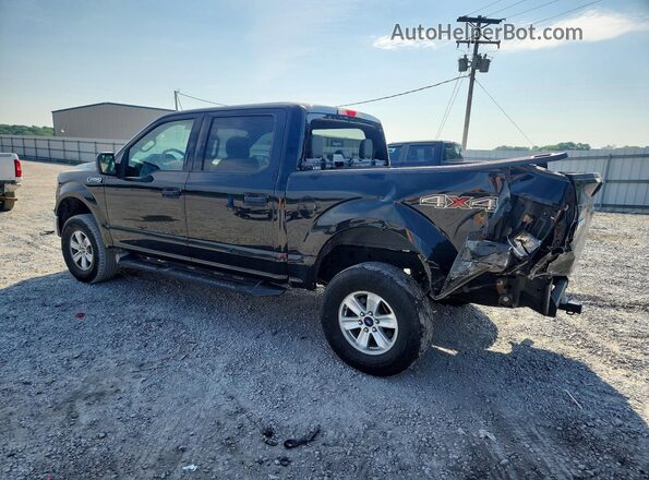 1FTEW1EF6HFC36295 2017 FORD F150 Черный Задняя левая четверть