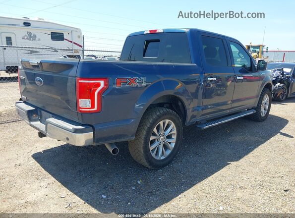 1FTEW1EF6HKC82104 2017 FORD F150 Blue უკანა მარჯვენა