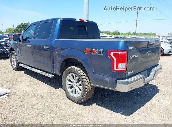 1FTEW1EF6HKC82104 2017 FORD F150 Blue უკანა მარცხენა