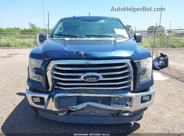 1FTEW1EF6HKC82104 2017 FORD F150 Blue უკანა სალონის ხედი