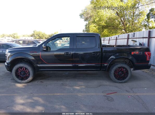 1FTEW1EF7GFC63164 2016 FORD F150 Black Панорамний вид салону 360°