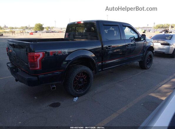 1FTEW1EF7GFC63164 2016 FORD F150 Black Задня права чверть