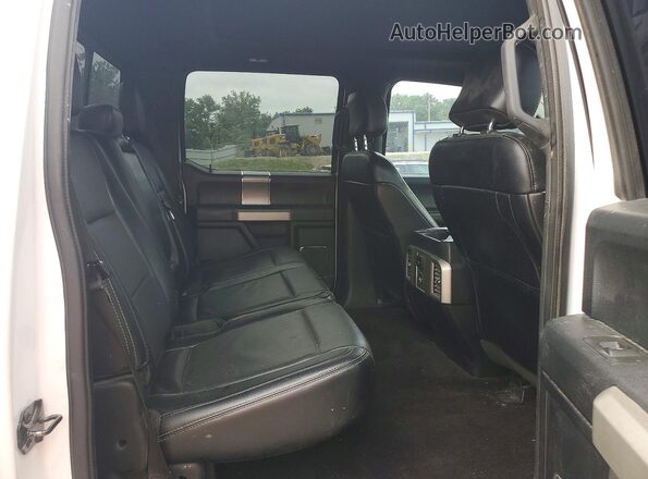 1FTEW1EF7GKF65030 2016 FORD F150 White უკანა სავარძლების ხედი