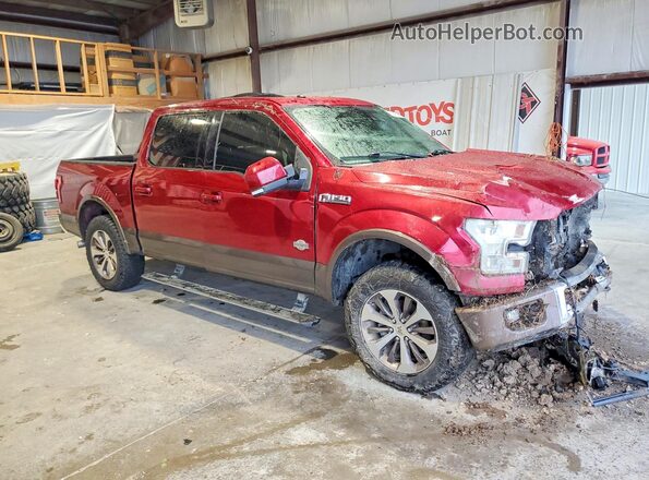 1FTEW1EF7HFA80543 2017 FORD F150 Red 
