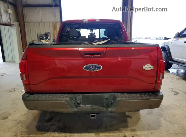 1FTEW1EF7HFA80543 2017 FORD F150 Red 