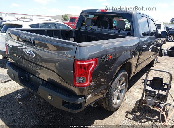 1FTEW1EF7HFB25805 2017 FORD F150 Gray უკანა მარჯვენა