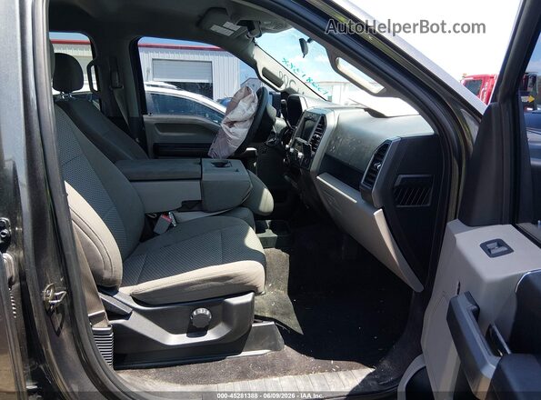 1FTEW1EF7HFB25805 2017 FORD F150 Gray წინა სალონის ხედი