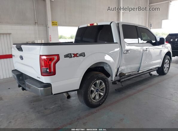 1FTEW1EF8GFA21774 2016 FORD F150 White Trasero derecho