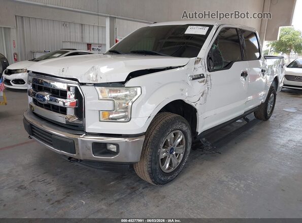 1FTEW1EF8GFA21774 2016 FORD F150 White Vista tres cuartos delantera izquierda
