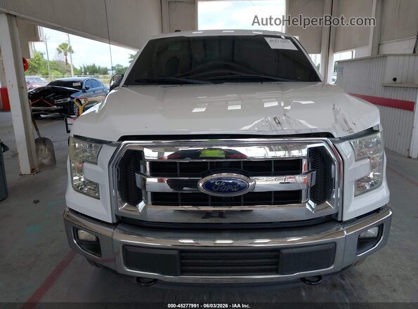 1FTEW1EF8GFA21774 2016 FORD F150 White Vista del cuadro de instrumentos