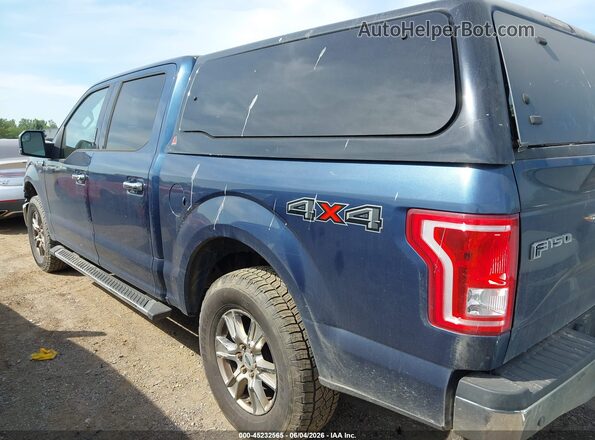 1FTEW1EF8GFA77438 2016 FORD F150 Blue Հետևի ձախ