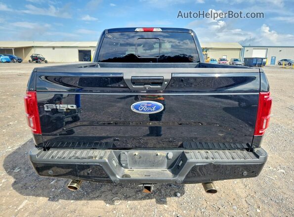 1FTEW1EF8HFB75869 2017 FORD F150 Black Вид ззаду